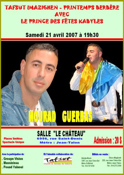 LE PRINCE DES FTES KABYLES  MONTRAL